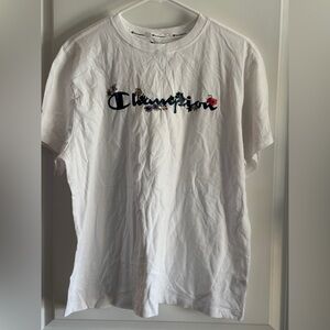 Champion White Graphic T-Shirt